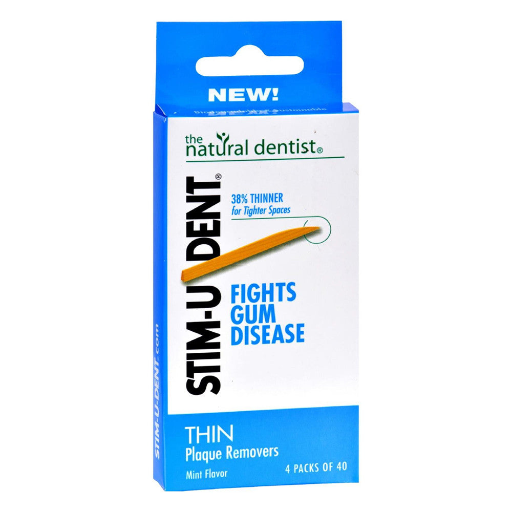 Stim-U-Dent Thin Plaque Removers Mint Flavor - 160 Ea